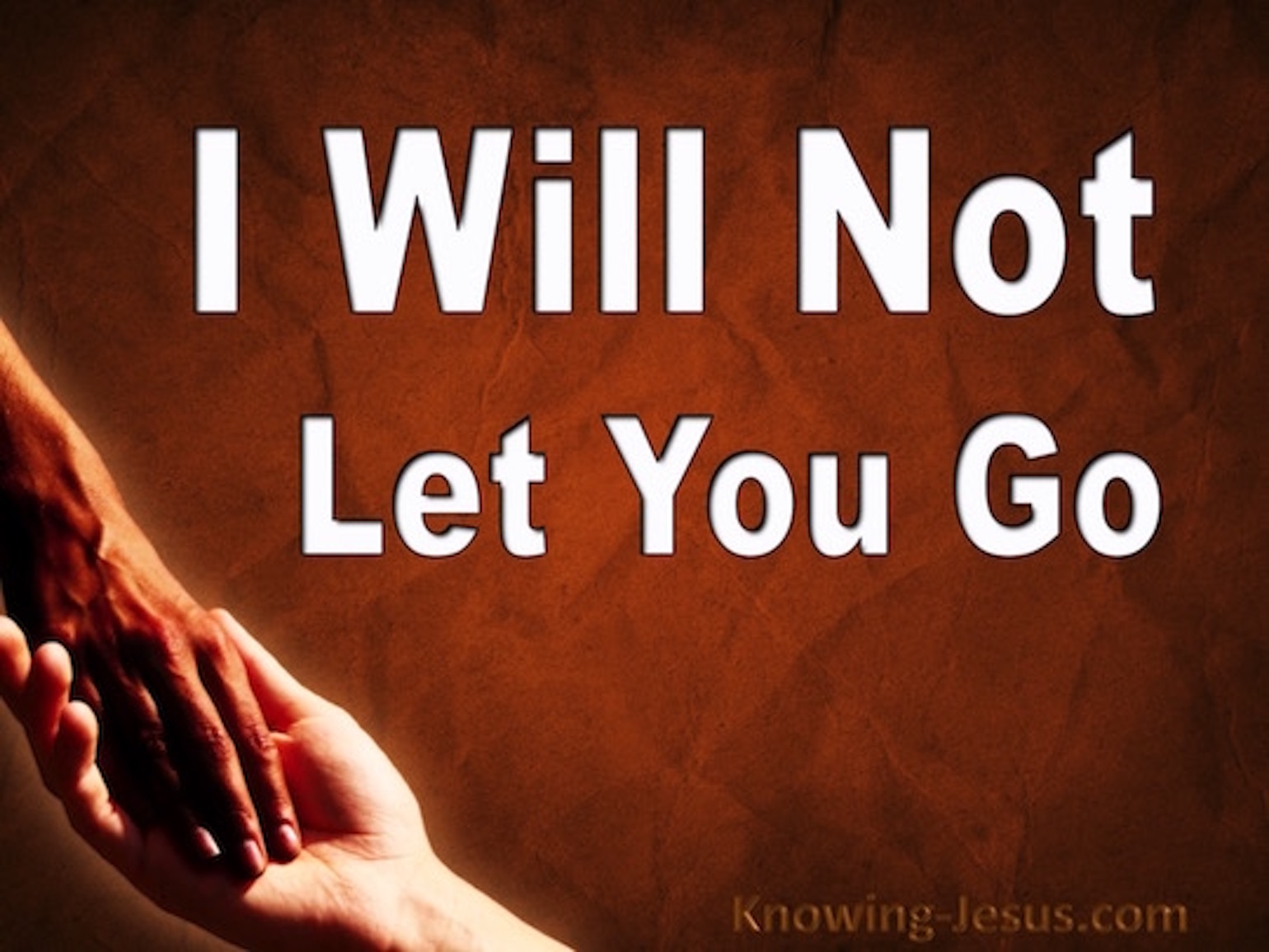 I Will Not Let You Go